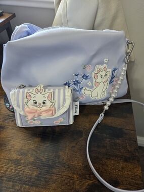 Disney The Aristocats Our Universe Marie Lavender Purse And Cardholder